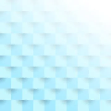 Abstract cerulean blue geometric shape cubes brick wall squares texture Stock Illustration