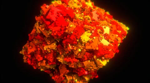 Abstract CG cubes (HD) Stock-Footage 35277555