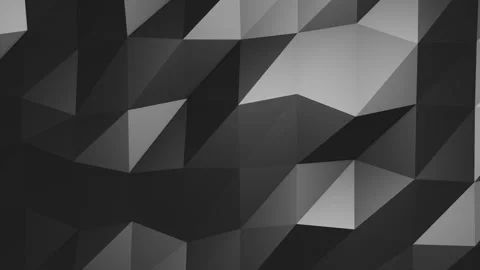 Abstract cg low polygonal Black surface Stockbeeldmateriaal 112275151