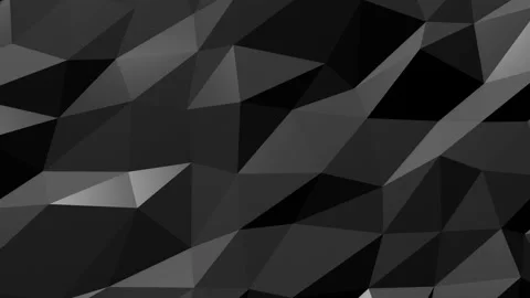 Abstract cg low polygonal Black surface. Stock Footage 112365239
