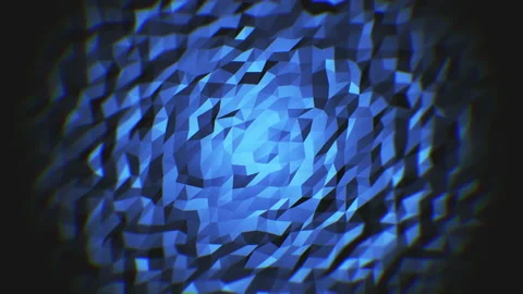 Abstract cg low polygonal Blue surface. Stock Footage 112105123