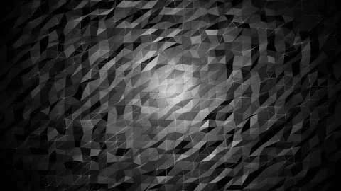 Abstract cg low polygonal Grey surface. Geometric triangular lines. Stock Footage 112366846