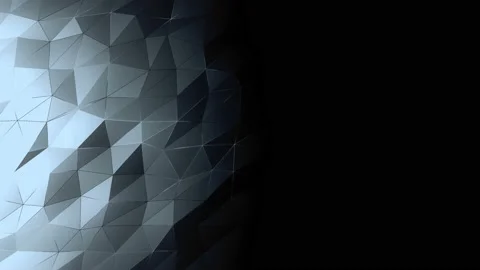 Abstract cg low polygonal Grey surface. Stock Footage 112366862