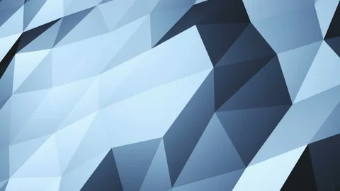 Abstract cg polygonal blue crystal surface. Stock Footage 112389044