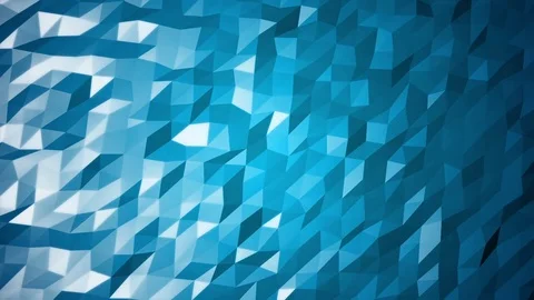 Abstract cg polygonal Blue surface. Geometric lines background Stock Footage 83691938
