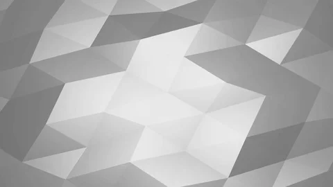 Abstract cg polygonal crystal surface. Geometric poly silver Stock Footage 83691889