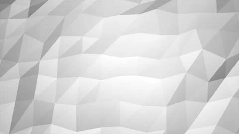 Abstract cg polygonal crystal White surface. Geometric low poly triangles Vídeos de archivo 112275088