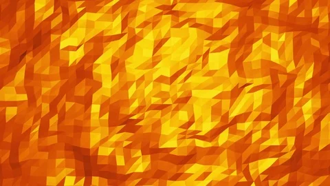 Abstract cg polygonal Golden surface. Geometric poly Gold triangles background Stock Footage 83691922