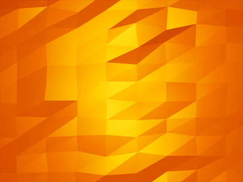 Abstract cg polygonal Golden surface. Low poly Gold triangles motion background Stock Footage 83724453