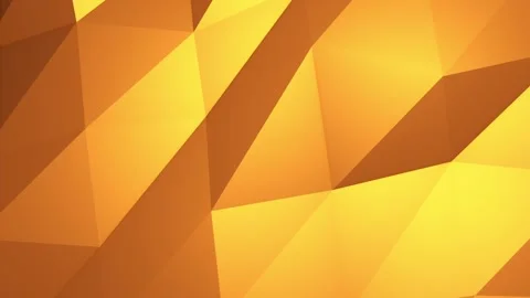 Abstract cg polygonal Golden surface. Geometric poly Gold triangles Stockbeeldmateriaal 112234979
