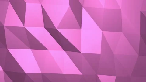 Abstract cg polygonal pink surface. Geometric motion background. Stock Footage 112234980