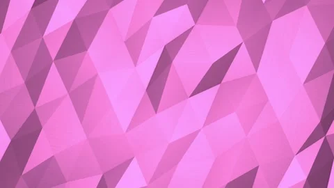 Abstract cg polygonal pink surface. Geometric motion background. Vídeos de archivo 112234996