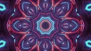 Abstract Cgi Motion Graphics And Animated Background With Kaleidoscope Sequence Stock Footage