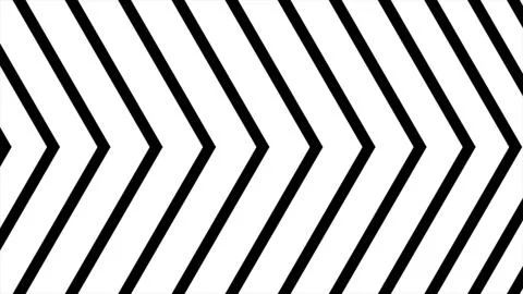 Abstract CGI motion graphics and animated background with moving black and white Illustrazione stock