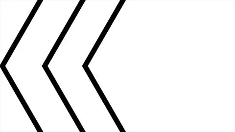 Abstract CGI motion graphics and animated background with moving black and white Illustrazione stock