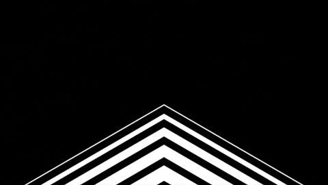 Abstract CGI motion graphics and animated background with moving black and white 스톡 일러스트