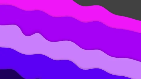 Abstract CGI wave background featuring flowing purple and pink layers waves 스톡 동영상 262599947
