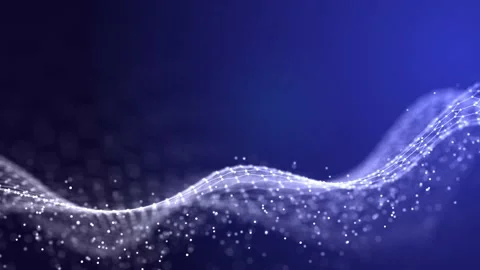 Abstract chain of hexagonal shapes. Data technology background. 3D rendering. Stock Footage 197066421