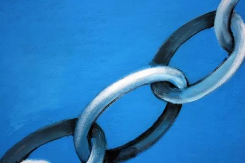 Abstract - chain Illustrazione stock