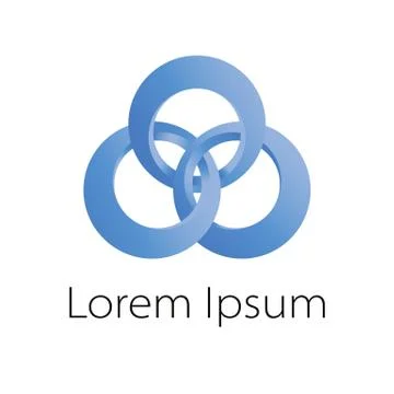 Abstract Chain Logo Template Stock Illustration