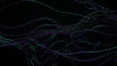 Abstract Chain Network 스톡 사진