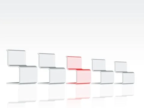 Abstract chairs 2 Stock Illustration