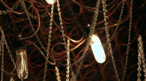 Abstract Chandelier Stock Footage 22858448