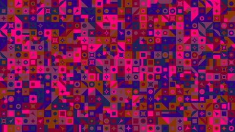Abstract chaotic colorful mosaic pattern website background Stock Illustration
