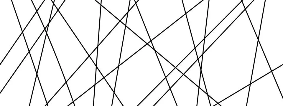 Abstract chaotic line pattern. Geometric texture with random diagonal lines.. Stockillustratie