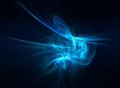 Abstract chaotic pattern on a dark background Illustrazione stock