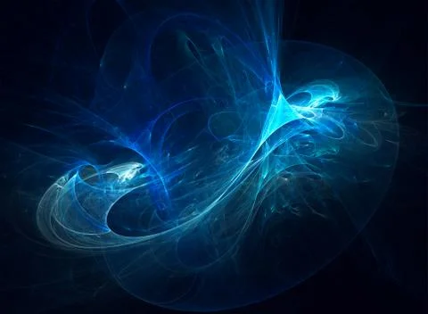Abstract chaotic pattern on a dark background Illustrazione stock