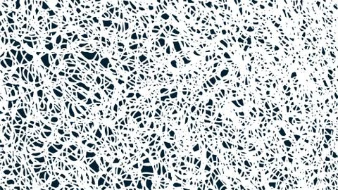 Abstract chaotic pattern. Vector illustration. Irregular random unusual curve Stock Illustration