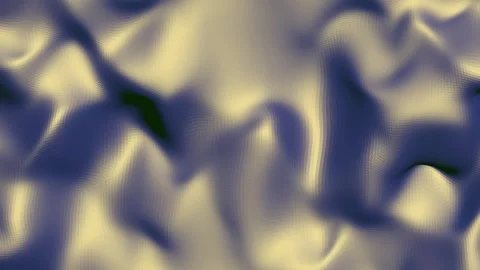 Abstract Chaotic Rhythmic Waves Surface Seamless Loop 3D Render Background Stock Footage 340421614