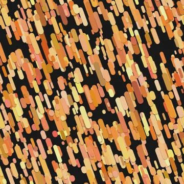 Abstract chaotic rounded stripe pattern background graphic Stock Illustration