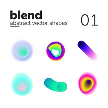 Abstract chaotic shape form for your design Stock Illustration