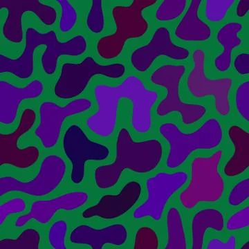 Abstract chaotic spotted seamless pattern Stock-Illustration