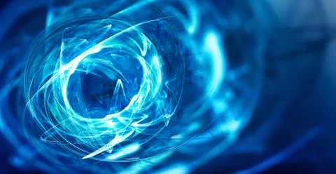 Abstract chaotic vortex Stock Illustration