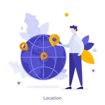 Abstract character concept Illustrazione stock