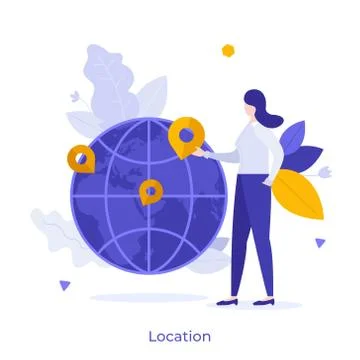 Abstract character concept Illustrazione stock