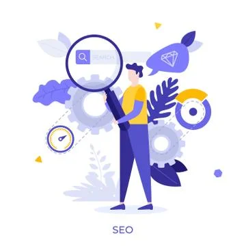 Abstract character concept Illustrazione stock