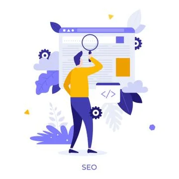 Abstract character concept Illustrazione stock