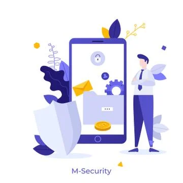 Abstract character concept Illustrazione stock