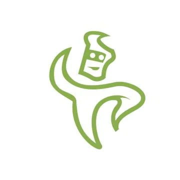 Abstract character illustration Stock Illustration