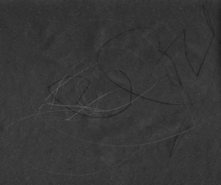 Abstract charcoal scribble on dark textured paper background for creative a.. Stock Illustration