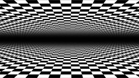 Abstract Checkerboard Landscape Seamless Looping Vídeos de archivo 123855490