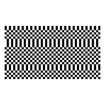 Abstract checkered, black and white pattern with squares and rectangular lines. Stock Illustration