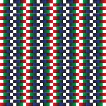 Abstract Checkered Column Pattern for Vibrant Branding and Modern Textile Stock Illustration