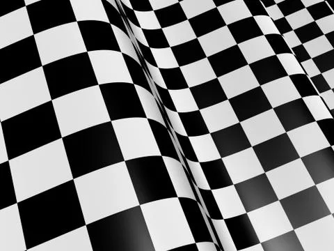 Abstract checkered flag Stock Illustration
