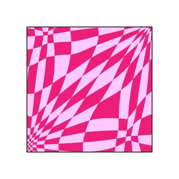 Abstract checkered grid creating an optical illusion 스톡 일러스트