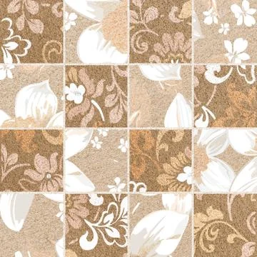 Abstract checkered pattern - Interior wall panel - seamless background - vin 스톡 일러스트